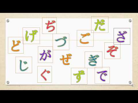 5 minutes Japanese ～HIRAGANA あいうえお　平仮名 ６／１０ ~ Japanese Syllabary