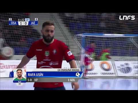 Gol Rafa Usín (1-0) Osasuna Magna - Jaén Paraíso Interior. Play Off 1/4, J3. LNFS