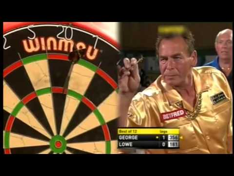Bobby George  Makes Old Stoneface Laugh - 11 darter