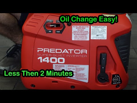 How To Change The Oil In Your Generator!
