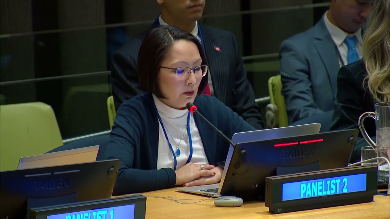 Japan Chair for a World without Nuclear Weapons of VCDNP, Gaukhar Mukhatzhan at the 3MSP 2025