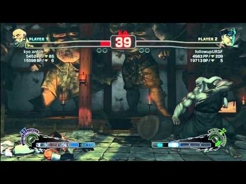 kyo anton [gouken] vs followupURSF [Bison] SSF4 Arcade Edition