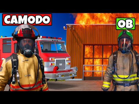 INSANE Grocery Store Fire Rescue with OB! (Firefighting Simulator Ignite)