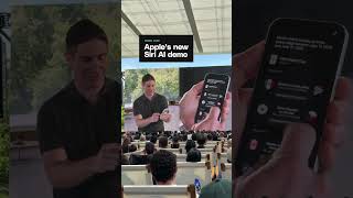 Apple's new Siri AI demo