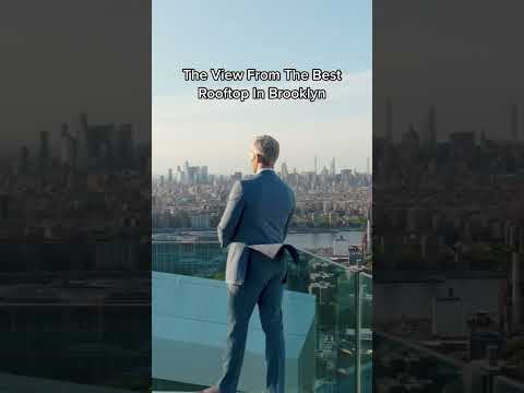 The BEST ROOFTOP in Brooklyn #shorts