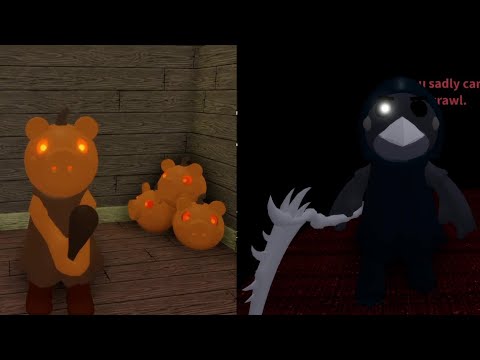 ROBLOX PIGGY HALLOWEEN EVENT - PUMPIGGY AND CROVE JUMPSCARES +THEMES