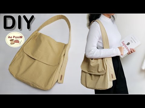 A shoulder bag that's really cool and so easy to make