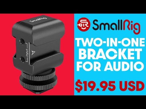 Smallrig Two In One Bracket for AUDIO input // It's CHEAP & it WORKS!!!
