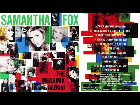 SAMANTHA FOX 🔥 "THE MEGAMIX ALBUM" Non-Stop Rock Dance Synth Pop Eurobeat 12'' Mixes 80s