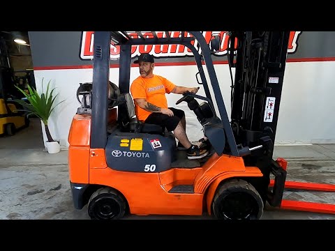 TOYOTA 7-series 7FGCU25 5,000lb LP (Propane) #3448 - Forklift For Sale
