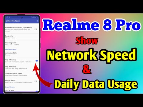 How To Show Daily Data Usage In Realme 8 Pro | Realme 8 Pro Show Daily Data Usage