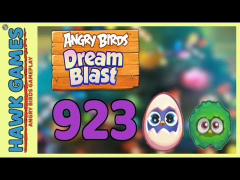 Angry Birds Dream Blast Level 923 Hard - Walkthrough, No Boosters