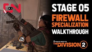 Division 2 Firewall Specialization Stage 5 - Unlock KB-JetStream Flamethrower & Cluster Grenade