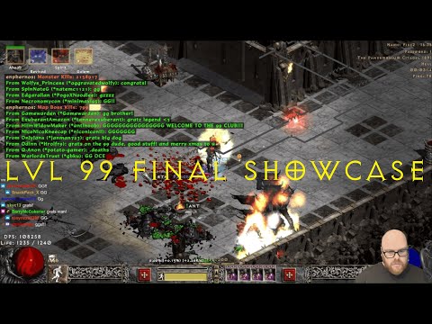 Project Diablo 2 Season 12 -  Level 99 Fire Golem Necro + Final Form Showcase day28