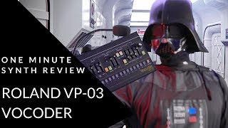 Video thumbnail for ONE MINUTE SYNTH REVIEW!!! Ep. 15 Roland VP-03 Vocoder by Noir Et Blanc Vie