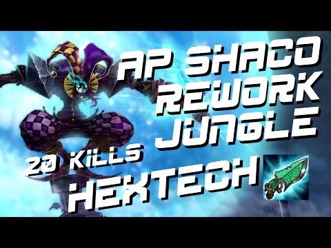 AP Shaco Rework Jungle! One Shot! 20 Kills!