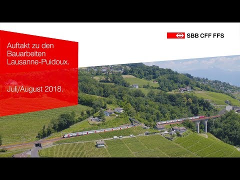 SWISS-FLY - CFF - Lausanne-Puidoux - Coup d'envoi - DE