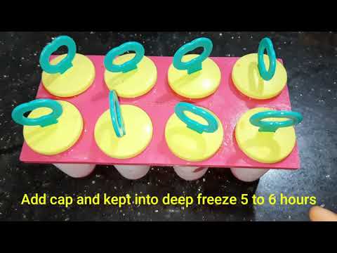 Mango & Glucon_D Ice Bars _ Healthy Treat for Kids | 90K KID'S recipe