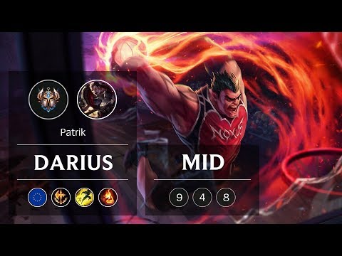 Darius Mid vs Irelia - EUW Challenger Patch 8.24