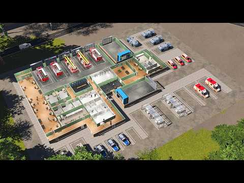 Build ANYWHERE ON EARTH in this Emergency Rescue HQ Building Tycoon Simulator...