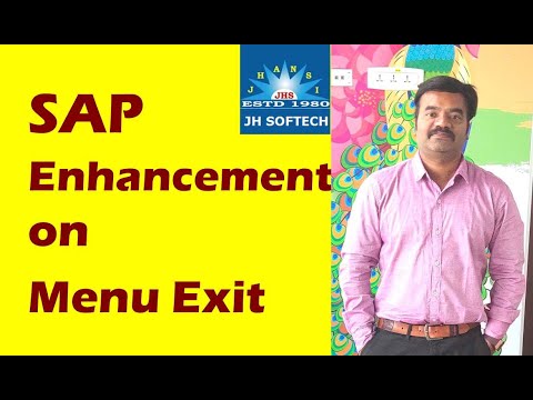 SAP Enhancement on Menu Exit