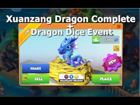 Xuanzang Dragon Complete-Dragon Mania Legends | Dragon Dice Event | DML