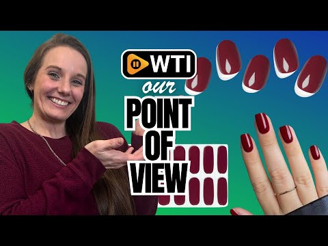 Semi Cured Gel Nail Strips (Dark Red) - WTI product video review
