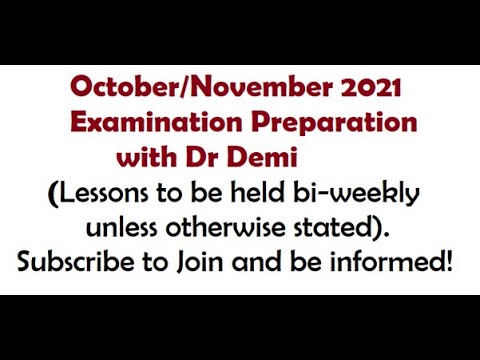 Answers to May/June 2019 paper 1. Preparation for October/November 2021