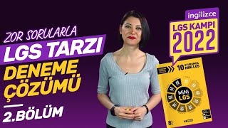 BU DENEMEYLE LGS CEPTE! 8. Sınıf İngilizce Deneme Çözümü (LGS 2022 Tarzı Zor Sorular)