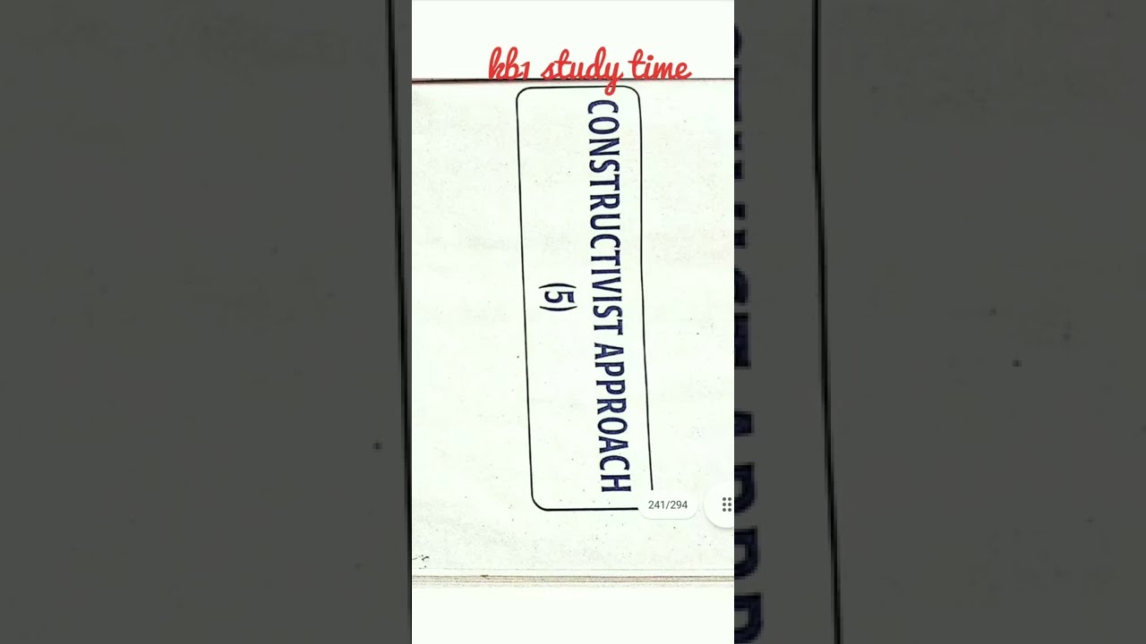 constructivist approach math lesson plan 2