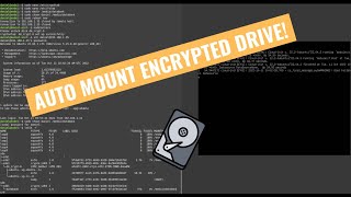 How to encrypt a drive and mount it automatically at boot / no prompt