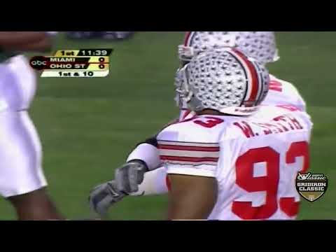 2002 BCS National Championship Fiesta Bowl   #2 Ohio State vs  #1 Miami HD