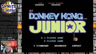 Sprite Castle Plays Donkey Kong Jr (Commodore 64)
