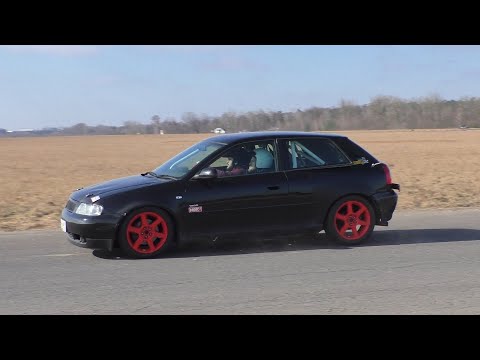 Trening Time4Rally.pl Oleśnica 28.02.2021 - Bartosz Merkel / Mateusz Merkel - Audi A3 1.8T FWD