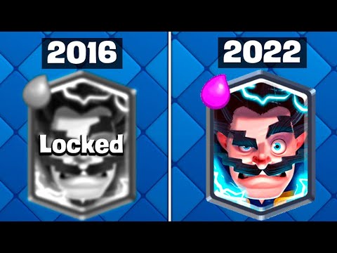 Сlash Royale electro wizard 2016 vs 2022