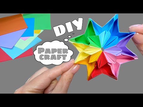 Paper TOY Antistress transformer DIY Craft easy origami