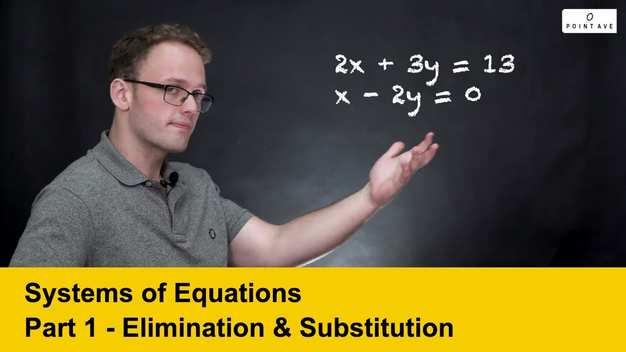 SAT Math: Systems of Equations - Part 1- Elimination & Substitution