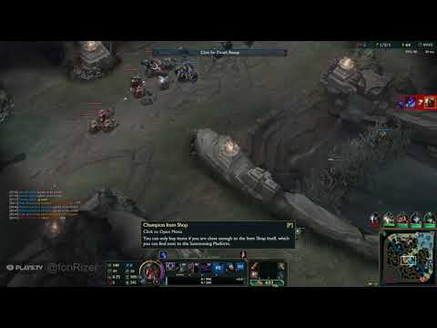 fonRizer's Zed MID Gameplay - Zed vs Galio Season 8.6