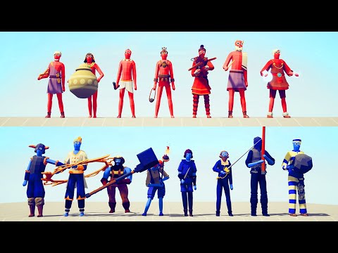 SECRET MELEE vs RANGED TEAM TOURNAMENT Part 1 | TABS - Totally Accurate Battle Simulator