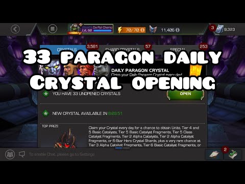 33 Paragon Daily Crystals GOOD…
