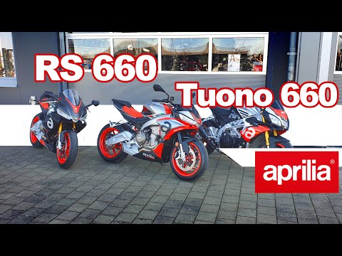 Aprilia RS660 and Tuono 660 in top test - comparison to the Tuono V4 factory