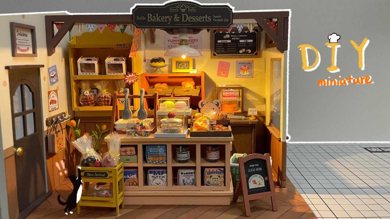 DIY Miniature House - Rolife Becka's Bakery