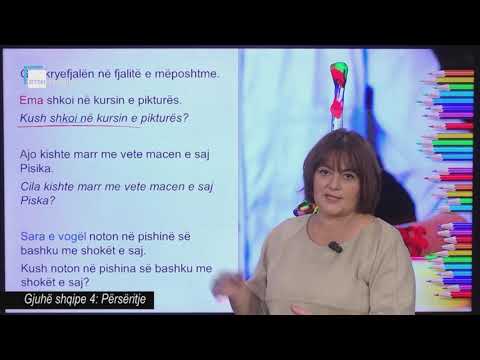 Gjuhë shqipe 4 - Përsëritje