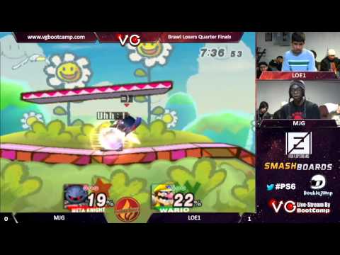 Phoenix Saga 6 - MJG (Meta Knight) Vs. LOE1 (Wario) - Losers Quarters - SSBB