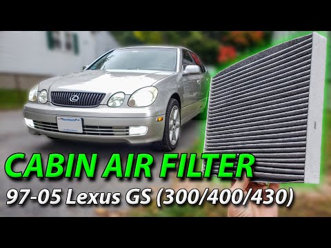 Replacing Cabin Air Filter 97-05 Lexus GS (300/400/430)