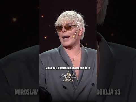 Miroslav Ilić uvređen izjavama Bokija 13 #hypezvezde #miroslavilic #boki13