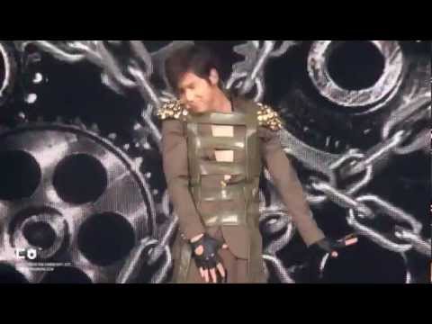 111229 Yunho Rehearsal B.U.T Intro Dance - SBS Gayo Daejun