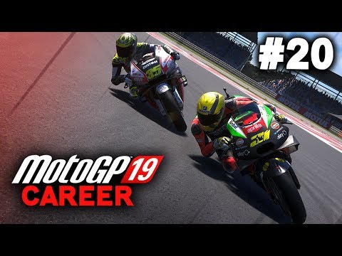 MotoGP 19 Career Mode Gameplay Part 20 - MARQUEZ CRASHES! (MotoGP 2019 Game Career Mode PS4 / PC)