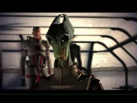 Mass Effect - Captain Kirrahe's Speech / We Will Hold the Line (W/ Subtitles)