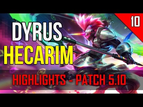 TSM Dyrus Plays Hecarim Top Gameplay - S5 Ranked Match [Highlights] #10